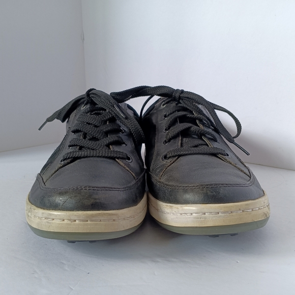 🖤 Callaway Ortholite Mens Golf Shoes Black Leather 9.5 - Picture 8 of 15